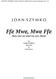 Ffe Mwe Mwe Ffe SATB choral sheet music cover Thumbnail